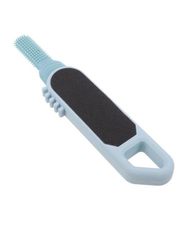 R pe Pieds Double Face en Silicone Souple Bleu Outil D'exfoliation et Nettoyage Profond des Callosit s et Interstices Gommage Pieds Soin Spa Maison