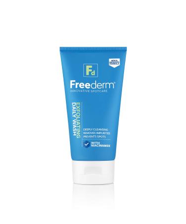 FREEDERM Exfoliating Daily Face Wash with niacinamide 150ml Clear