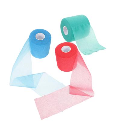 NOLITOY 3 Rolls Skin Membrane Gym Wrist Wraps Outdoor Elastic Lifting Straps Breathable Sports Tape Athletic Tape Wraps for Sports Portable 7c Suspenders Sponge