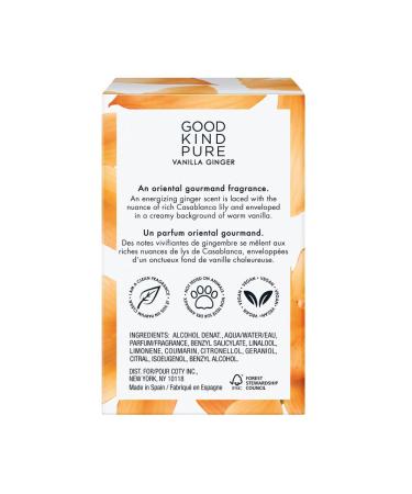 Vanilla Ginger Eau de Toilette Spray - Energizing Gourmand Fragrance - A blend of Casablanca Lily & Warm Vanilla - Clean Vegan & Long-Lasting Formula - 1.0 Fl Oz 1 Fl Oz (Pack of 1) - Buy Online on GoSupps.com