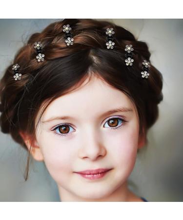 PAPARELA 65 Pcs Mini Toddler Hair Clips Set | Metal Crystal Rhinestone Mix Colored Flower Accessories for Women Girls - Buy Online on GoSupps.com