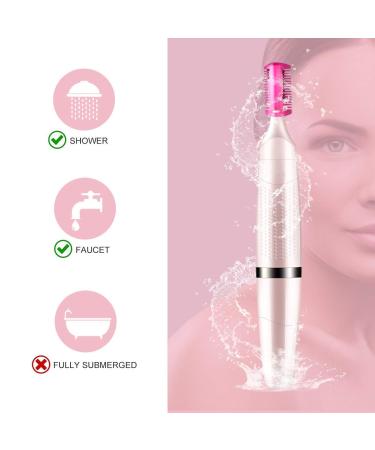 3-in-1 Women's Bikini Trimmer | Cordless Wet & Dry Shaver | Painless Hair Removal Kit | Electric Razor for Facial, Body, Eyebrow | Ladies Grooming Tool - Pink - Buy Online on GoSupps.com