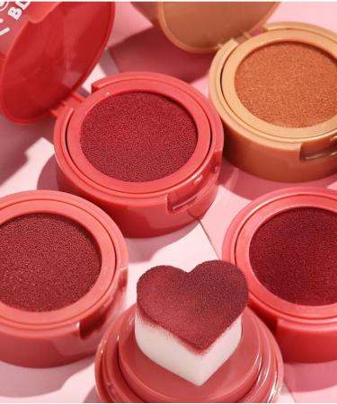 Stamp Liquid Blush Heart Shaped Applicator Long Lasting Natural Blush - 6 Colors for a Cute Three-Dimensional Look! (4) - Buy Online on GoSupps.com