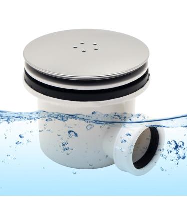 Convenient & Reliable Shower Trap Durable Shower Waste Trap Universal Shower Trap Plastic for All Standard Shower Trays Round 40mm Diameter Waste Hole - Buy Online on GoSupps.com