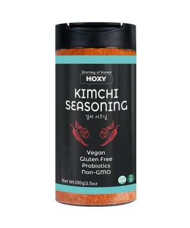 HOXY Journey of Korea Kimchi Seasoning Mix 3.5 oz - ORIGINAL Spicy Seasoning Mix, Rich in Probiotics, Vegan, Gluten Free, NON- GMO, BBQ Dry Rub for Chicken, , Seafood & Vegetables (3.5Oz (Pack of 1)) - Buy Online on GoSupps.com