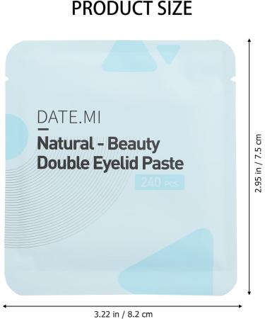 Housoutil 3 Sets Double Eyelid Sticker Double Eyelid Tape Mesh Tape Invisible Eye Sticker No Trace Tool 8.2X7.5X0.1CM - Buy Online on GoSupps.com