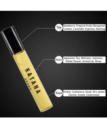 Katana By Aphro Eau De Parfum 10Ml Long Lasting Scent Fragrance With Notes Of Hinoki Japanese Tea & Mimosa Pocket Perfumes Travelling Fragrance For Men & Women Pack Of 1 - Buy Online on GoSupps.com