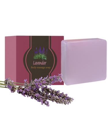 Lavender Soap Bar Natural Soap Handmade Soap Shea Butter Soap Vegan Soap Moisturising Body Soap Bar Refreshing Cleansing Soap Bars Natural Organic Soap for Hand Wash & Body