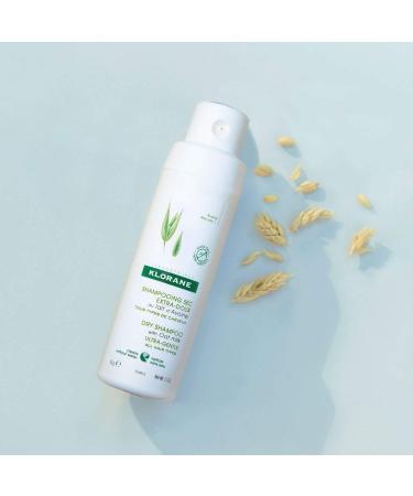 Klorane Dry Shampoo Powder with Oat Milk 1.7oz Non-Aerosol Eco-Friendly Formula - Paraben & Sulfate-Free - Buy Online on GoSupps.com