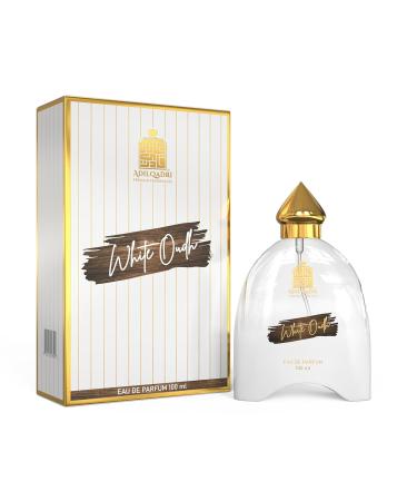 Ad'ilqadri White Oudh Perfume | Woody Oudh Fragrance | Long Lasting Scent For Men | Eau De Parfum | 100ml (3.38 Fl Oz)