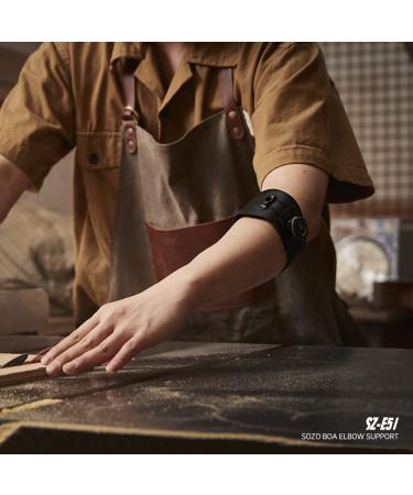 Sozo Boa Micro Adjustable Elbow Brace - Large | Tendonitis, Tennis Elbow, Golfer's Elbow Pain Relief - Buy Online on GoSupps.com