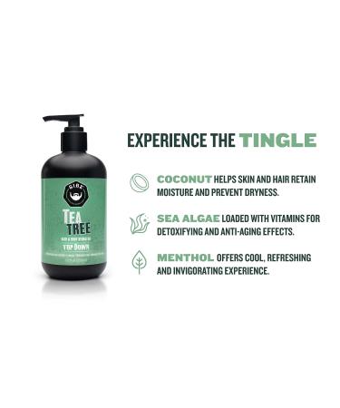 GIBS Top Down Hair and Body Hydrator - Tea Tree Moisturizer for Hair and Skin 12 oz - Buy Online on GoSupps.com