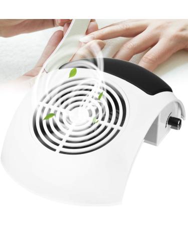 Nail Dust Collector 80W Powerful Nails Vacuum Cleaner Machine Vacuum for Nails  Professional Nail Suction Machine Nail Dust Fan Collector with 2 Manicure Vacuum Cleaner Bags for Salon Home Use