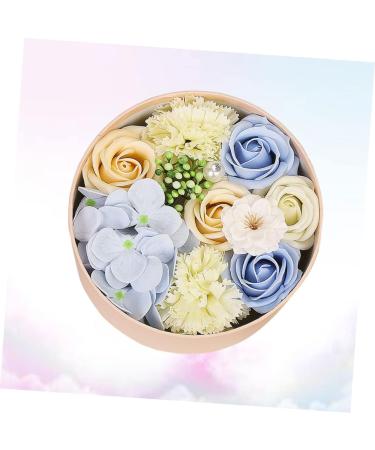 DOITOOL 1pc Soap Women Christmas Soap Rose Bouquet Plant Soap Plant Rose Soap Scented Soap Rose Wedding Favors Rose Round Box - Buy Online on GoSupps.com
