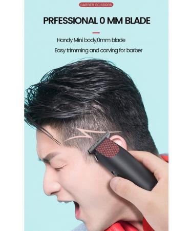 Rechargeable Bald Clipper - Professional 0 MM T Steel Blade Hair Trimmer for Men | Barber Shop Kit with 3 Guide Combs - Buy Online on GoSupps.com