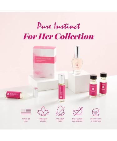Pure Instinct Pheromone Oil For Her .5oz - Irresistible Attraction Formula - Buy Online on GoSupps.com