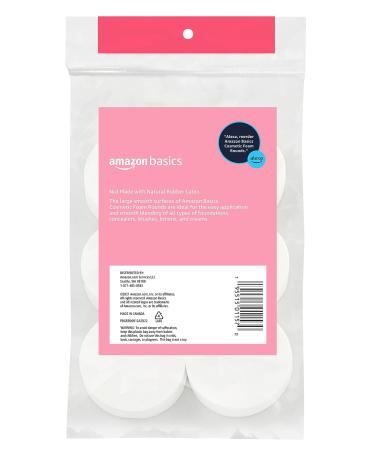 Amazon Basics Cosmetic Foam Rounds 12 Count - Gentle Makeup Remover Pads - Buy Online on GoSupps.com