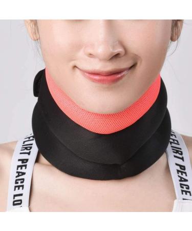 Cervical Neck Collar Neck Support Brace Neck Traction Collar Protective Belt Neck Posture Corrector Neck Stretcher for Spine Alignment and Neck Pain Relief(Black) Warm as Ever Orange - Buy Online on GoSupps.com