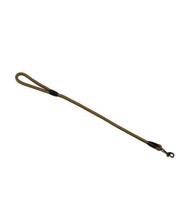 Leash - Rope leash with hand loop Basic 10mm 27 colours 7 lengths (0.70 m gold) 0.70 m gold