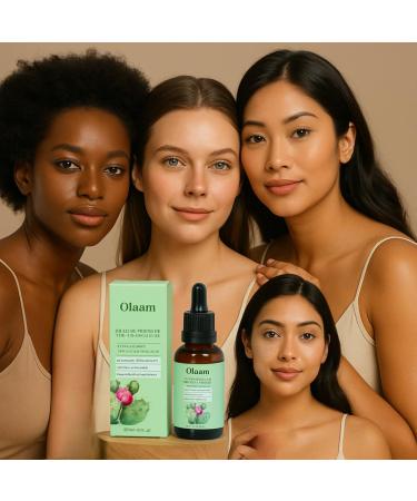  Olaam Prickly Pear Seed Oil Pipette Glass Bottle 100% Pure Natural Cold Pressed Prickly Pear Oil for Face Anti-Aging and Anti-Dark Circles (50 ml) - Buy Online on GoSupps.com