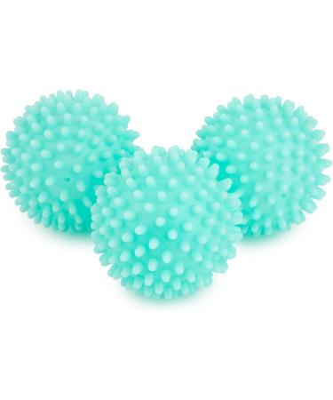Core Home 3 Piece Set Reusable Dryer Balls - Heat Resistant Silicone Eco-Friendly Wrinkle Reduction Key West Blue - 2.5 Inches - Buy Online on GoSupps.com