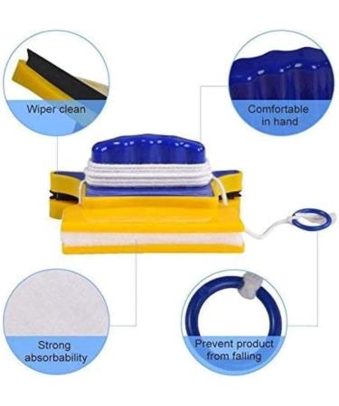 Square Magnetic Window Wiper Double-Sided Glass Wiper Washing Kit Equipment Household Cleaner - Buy Online on GoSupps.com
