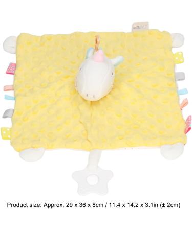 Aqur2020 Infants Security Blanket - Crinkle Rattle Tags, Teether, Bell Sound - Soothing Sleep Plush - Buy Online on GoSupps.com