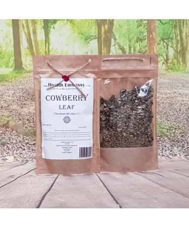Health Embassy Cowberry Leaf Tea | Vaccinium Vitis-Idaea L | Airelle Rouge Feuille Tisane 50g - Buy Online on GoSupps.com