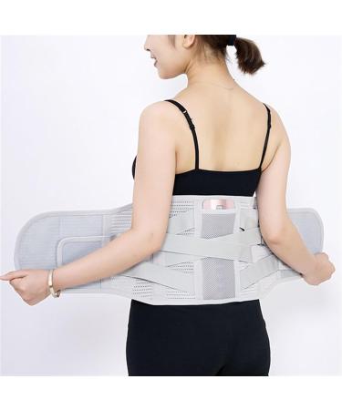 Long Vertebrae Decompression Waist Support Belt - Pain Relief Back Support for Men & Women with 3 Pads (Medium Color: G) - Improve Spine Health - Buy Online on GoSupps.com