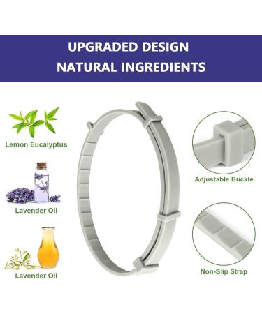 Teck Neck for Dogs | Adjustable Flea Collar | 8 Months Tick Protection | Natural & Waterproof | 64cm (Ash) - Buy Online on GoSupps.com