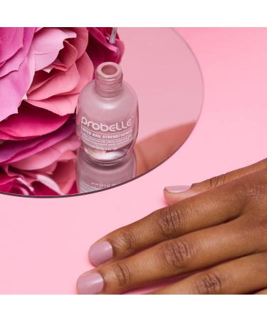 Probelle Tinted Nail Strengthener Nail Strengthening Treatment Nail Growth and Repair Stops Peeling Splits Chips Cracks and Strengthens Nails (Pastel Purple) - Buy Online on GoSupps.com