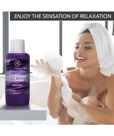 Calming Bathing Foam 1000ml | Relaxation & Aromatherapy for Good Sleep | Spa & Body Care Essentials - Buy Online on GoSupps.com