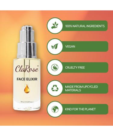 100% Natural Face Elixir - Anti-Ageing Moisturising Brightening & Firming Luxury Oil - Vegan - 1 FL Oz - Shop Internationally - Buy Online on GoSupps.com