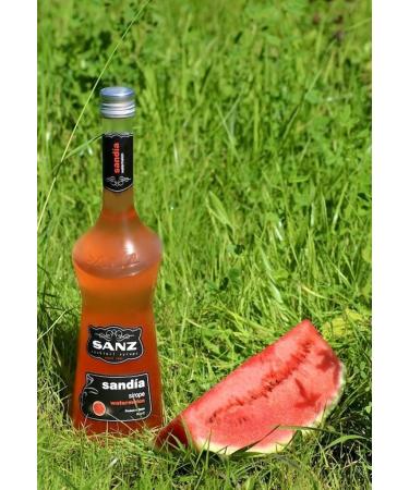  SANZ Sirup Sanz Watermelon Syrup Cocktail Syrup with 16% Watermelon Width No Dye 0.7 Litre - Buy Online on GoSupps.com