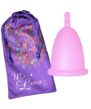 Me Luna Menstrual Cup Soft Stem Pink Size M