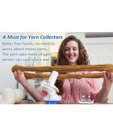 Hand Operated Yarn Winder for Crocheting - Simple Installation - Wool Collection Helper - Buy Online on GoSupps.com