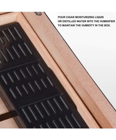 Cigar Box Double-Layer Cigar Humidifier Sealed Cigar Storage Box - Buy Online on GoSupps.com