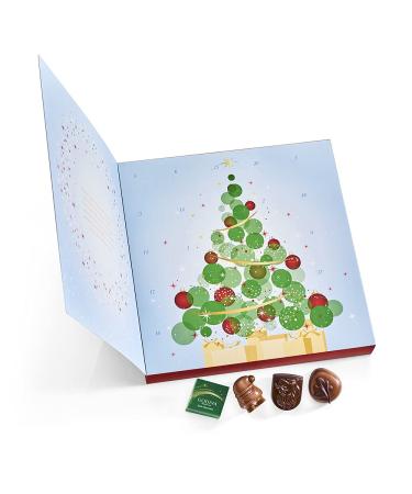 Godiva Holiday 2022 Red Advent Calendar Snow Globe Gift Box - 24 Piece Christmas Countdown with Assorted Dark, Milk, and White Chocolates - Perfect Gift for Chocolate Lovers - Buy Online on GoSupps.com