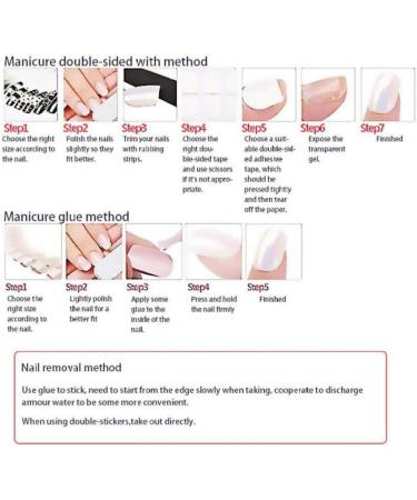 Buy Huil 24 Pcs Glossy Artificial Nails - Mix Color Square & Round Fake Nail Tips for Office & Home - Durable Faux Ongle Stickers - Buy Online on GoSupps.com