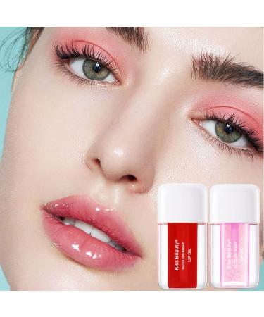 Korean Fruit Shimmer Lip Oil 4Pcs Set | Moisturizing Lip Gloss & Tinted Balm | Non-sticky & Long Lasting Formula for Nourished Lips - Buy Online on GoSupps.com