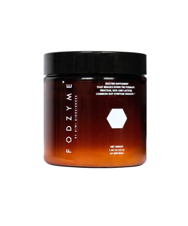 FODZYME 60 Dose Home Kit - Effective Relief from Bloating Gassiness Constipation Diarrhea Abdominal Pain - Digestive Enzymes for Onion Garlic Bread Beans Legumes Dairy 60-DOSE HOME KIT