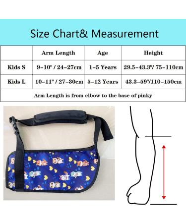 Blue Cat Kids Arm Sling - Toddler Shoulder Support for Shoulder Injury and Surgery (Kids L) - Buy Online on GoSupps.com