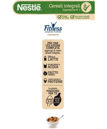 Nestl Cereali Fitness Cioccolato Grains Whole Grain Chocolate 375 gr - Buy Online on GoSupps.com