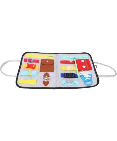 Dementia Fidget Sensory Blanket for Elderly - Portable Activity Board for Alzheimer's - Adult Toys for Basic Skills Improvement - Buy Online on GoSupps.com