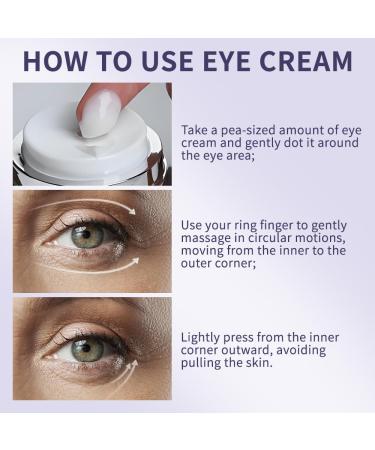 Eye Cream & Roller Serum Set with Retinol Vitamin E Squalane Hyaluronic Acid for Dark Circles Eye Bags & Fine Lines Under Eyes Brighten Under Eyes 1OZ&0.27OZ - Buy Online on GoSupps.com