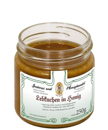 Gingerbread in honey 250 g honey with gingerbread spices Christmas aromatic without additives from Imkerei Nordheide