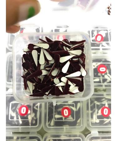 Buy Kalpana Women's Maroon Bindi | Slim Tilak Stickers | Kumkum Pack of 12 | International Shipping Available - Buy Online on GoSupps.com