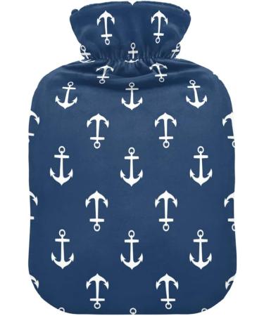 Buy Anchors Hot Water Bottle 1L with Cover - Pain Relief for Hands & Feet Ideal for Hot & Cold Compresses - Buy Online on GoSupps.com