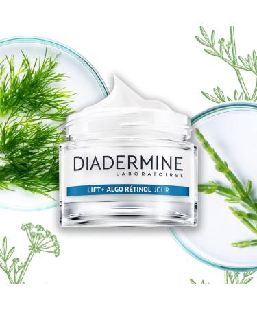 Diadermine - Lift+ Algo Retinol - Anti-Wrinkle Day Cream - Criste Marine and Algae Extract - Hydrates and Brightens the Complexion - Facial Care - Anti-Aging Care - 50 ml Jar - Buy Online on GoSupps.com