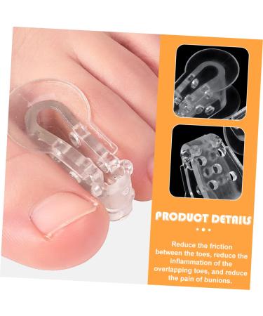 FOMIYES 3 Pairs Toe Splitter Nail Tool Thumb Splint Nail Protector Toe Dividers Valgus Correct Bunion Protector Foot Separator Toe Spacers for Feet Foot Toe Separator Man Sebs Stretcher - Buy Online on GoSupps.com